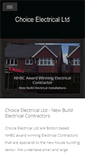 Mobile Screenshot of choiceelectrical-ltd.co.uk
